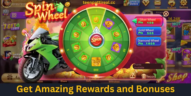 Win amazing rewards in 3 patti real game download